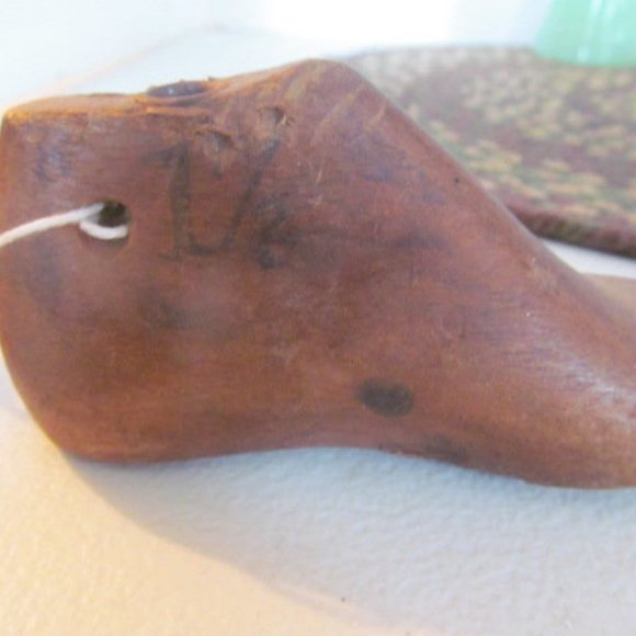 Primitive Farmhouse Cobbler Shoemaker Wood Shoe Last Toddler Shoe Lasts Children - Picture 8 of 8